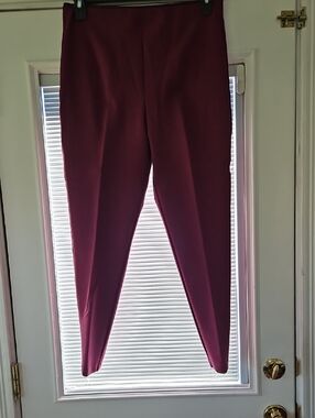 Banana Republic Skinny Pants in Burgundy Wine